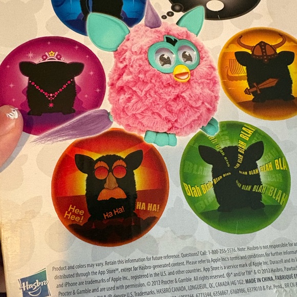 Hasbro Furby Red and Blue Interactive Toy - Picture 5 of 11